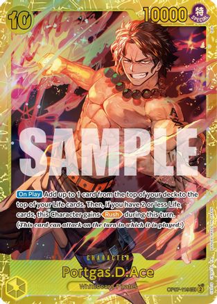 Portgas.D.Ace (119) (OP07-119) [500 Years in the Future] Foil One Piece Single Bandai