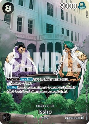 Issho (SP) (OP03-078) [500 Years in the Future] Foil One Piece Single Bandai