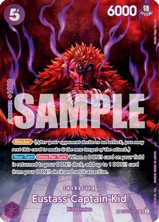 Eustass"Captain"Kid (SP) (OP05-074) [500 Years in the Future] Foil One Piece Single Bandai