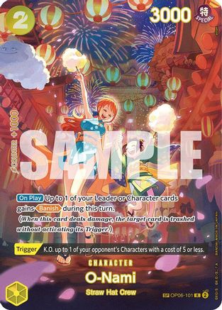 O-Nami (SP) (OP06-101) [500 Years in the Future] Foil One Piece Single Bandai