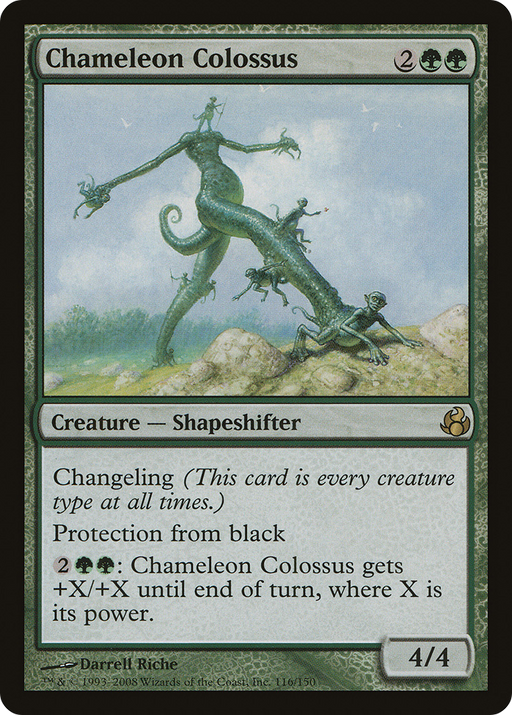 Chameleon Colossus (MOR-116) [Morningtide] Foil MTG Single Wizards of the Coast