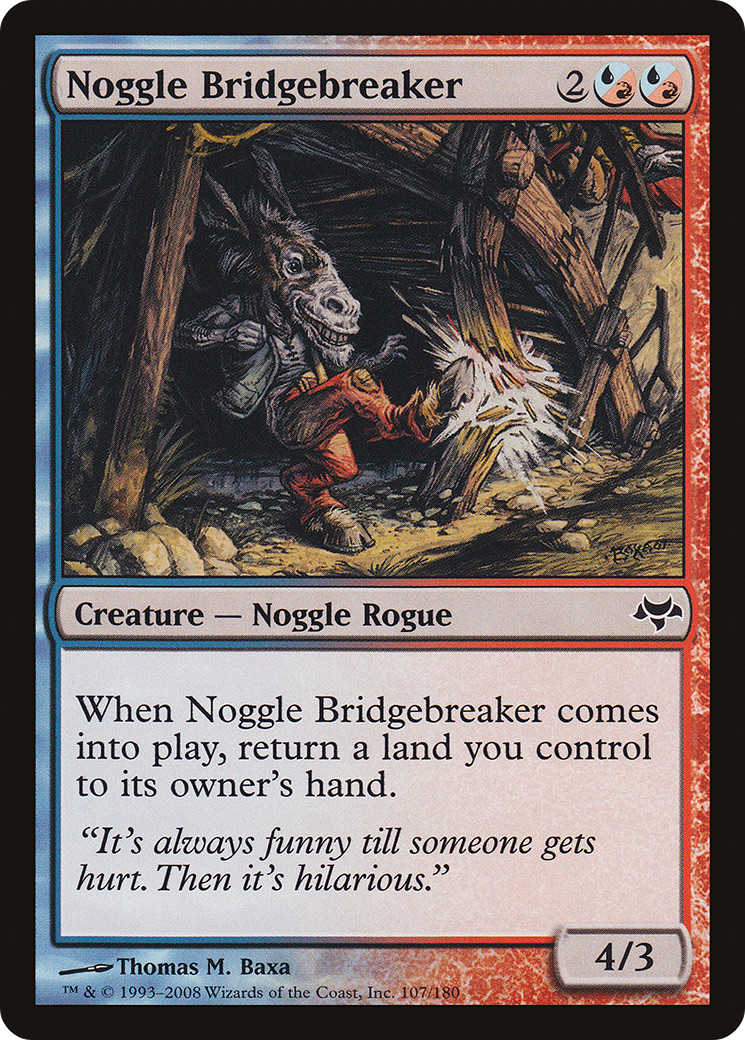 Noggle Bridgebreaker (EVE-107) [Eventide] Foil MTG Single Wizards of the Coast