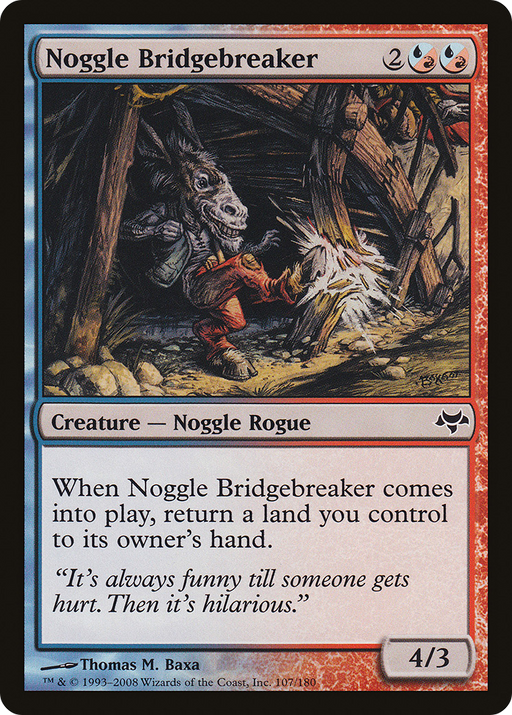 Noggle Bridgebreaker (EVE-107) [Eventide] MTG Single Wizards of the Coast