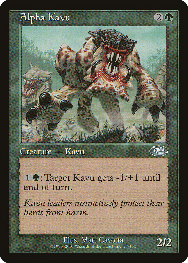 Alpha Kavu (PLS-077) [Planeshift] Foil MTG Single Wizards of the Coast