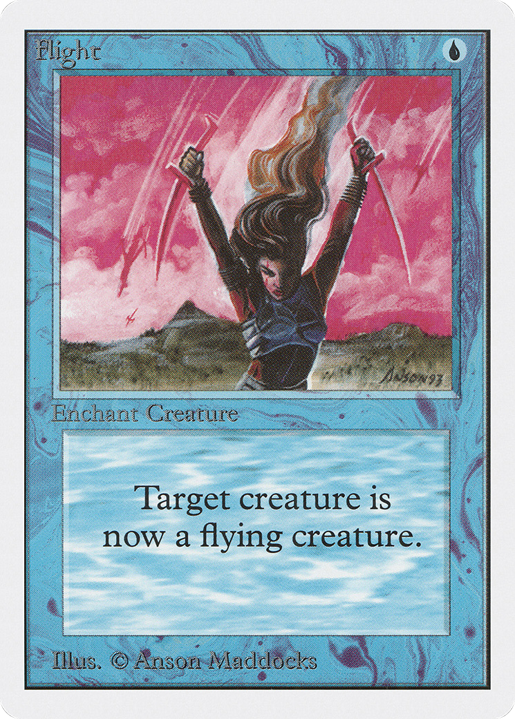 Flight (2ED-059) [Oldschool] Unlimited Edition MTG Single Wizards of the Coast