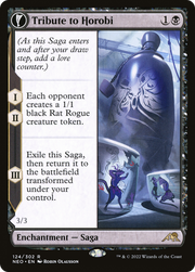 Tribute to Horobi // Echo of Death's Wail (NEO-124) [Kamigawa: Neon Dynasty] Foil MTG Single Wizards of the Coast