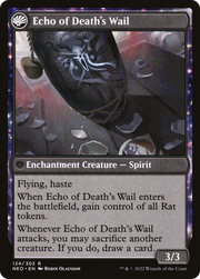 Tribute to Horobi // Echo of Death's Wail (NEO-124) [Kamigawa: Neon Dynasty] MTG Single Wizards of the Coast