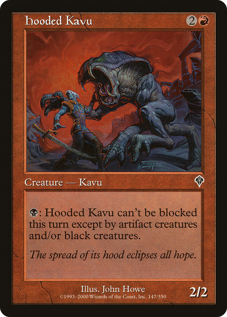 Hooded Kavu (INV-147) [Invasion] MTG Single Wizards of the Coast