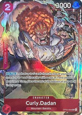 Curly.Dadan (Premium Card Collection -Best Selection Vol. 1-) (OP02-005) [One Piece Promotion Cards] Foil One Piece Single Bandai