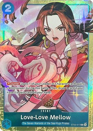 Love-Love Mellow (Premium Card Collection -Best Selection Vol. 1-) (ST03-017) [One Piece Promotion Cards] Foil One Piece Single Bandai