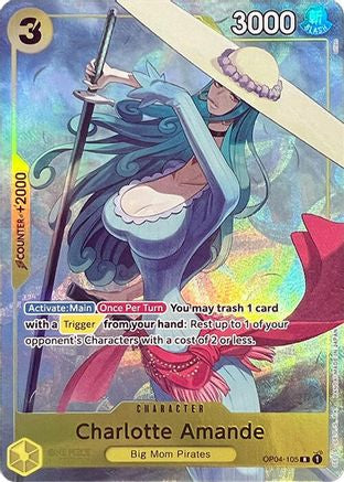 Charlotte Amande (Premium Card Collection -Best Selection Vol. 1-) (OP04-105) [One Piece Promotion Cards] Foil One Piece Single Bandai