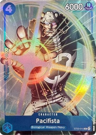 Pacifista (Premium Card Collection -Best Selection Vol. 1-) (ST03-012) [One Piece Promotion Cards] Foil One Piece Single Bandai