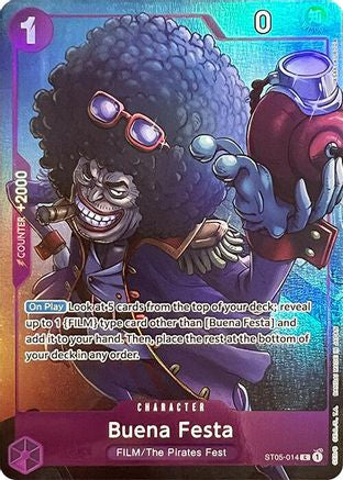 Buena Festa (Premium Card Collection -Best Selection Vol. 1-) (ST05-014) [One Piece Promotion Cards] Foil One Piece Single Bandai