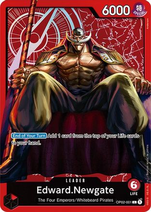Edward.Newgate (Special Goods Set -Former Four Emperors-) (OP02-001) [One Piece Promotion Cards] Foil One Piece Single Bandai