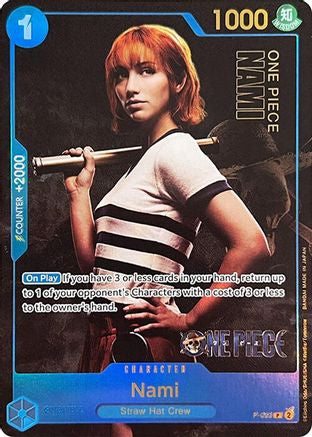 Nami (Premium Card Collection -Live Action Edition-) (P-053) [One Piece Promotion Cards] Foil One Piece Single Bandai