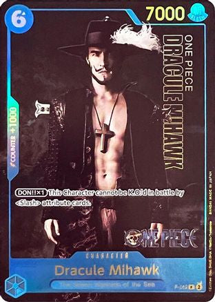 Dracule Mihawk (Premium Card Collection -Live Action Edition-) (P-052) [One Piece Promotion Cards] Foil One Piece Single Bandai