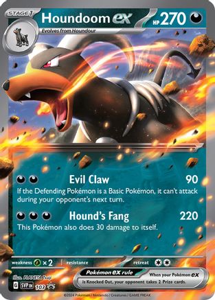 Houndoom ex - 103 (103) Holofoil [Promos: SV Promo Cards] Pokemon Single Pokémon