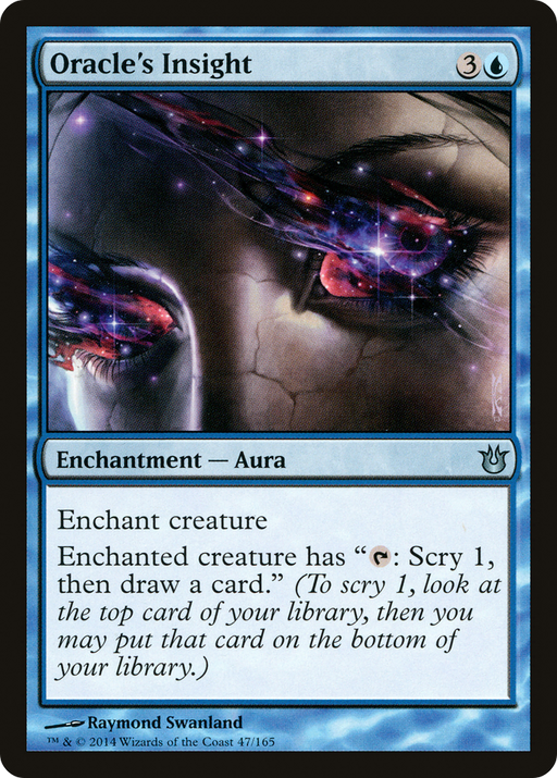 Oracle's Insight (BNG-047) [Born of the Gods] MTG Single Wizards of the Coast