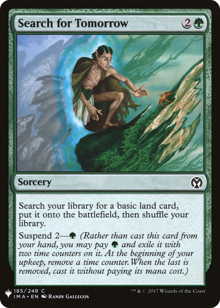 Search for Tomorrow (LIST-185) [Mystery Booster] The List MTG Single Wizards of the Coast