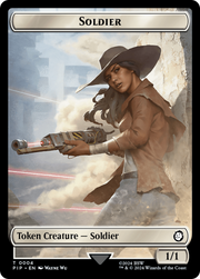 Energy Reserve // Soldier (0004) Double-Sided Token [Tokens] Fallout Tokens MTG Single Magic: The Gathering