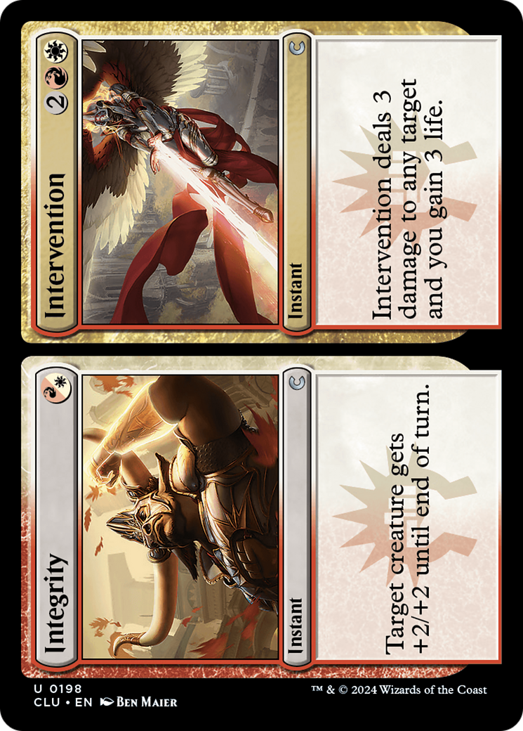 Integrity // Intervention (CLU-198) [Ravnica: Clue Edition] MTG Single Wizards of the Coast