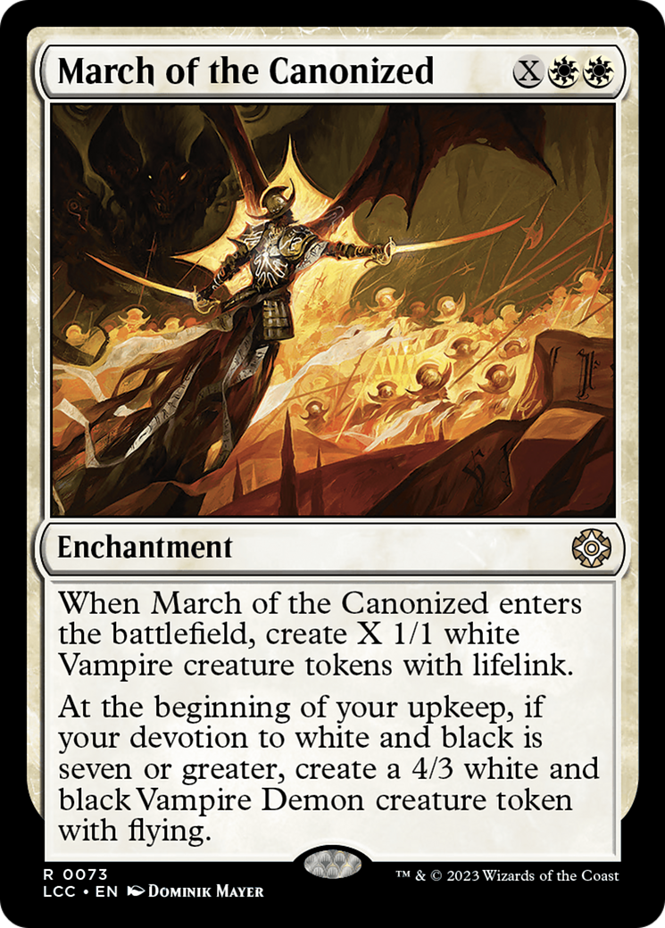 March of the Canonized (LCC-073) [The Lost Caverns of Ixalan Commander] MTG Single Wizards of the Coast