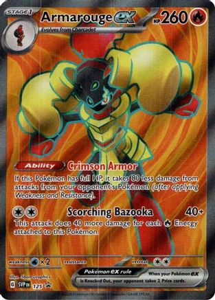 Armarouge ex - 125 (125) Holofoil [Promos: SV Promo Cards] Pokemon Single Pokémon