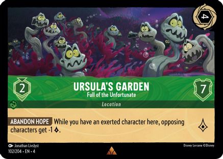 Ursula's Garden - Full of the Unfortunate (102/204) [Ursulas Return] Lorcana Single Disney