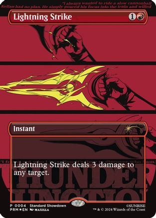 Lightning Strike (SSP-004) [Misc] Standard Showdown Promos Foil MTG Single Wizards of the Coast