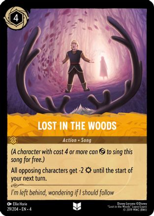 Lost in the Woods (29/204) [Ursulas Return] Cold Foil Lorcana Single Disney