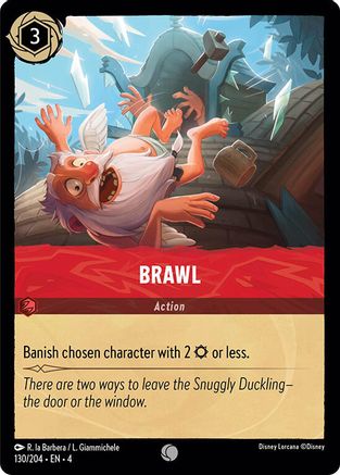 Brawl (130/204) [Ursulas Return] Cold Foil Lorcana Single Disney