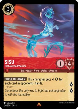 Sisu - Emboldened Warrior (124/204) [Ursulas Return] Lorcana Single Disney