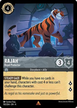 Rajah - Royal Protector (192/204) [Ursulas Return] Lorcana Single Disney
