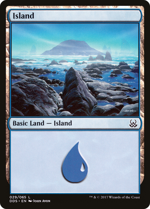 Island (029) (DDS-029) [Misc] Duel Decks: Mind vs. Might MTG Single Wizards of the Coast