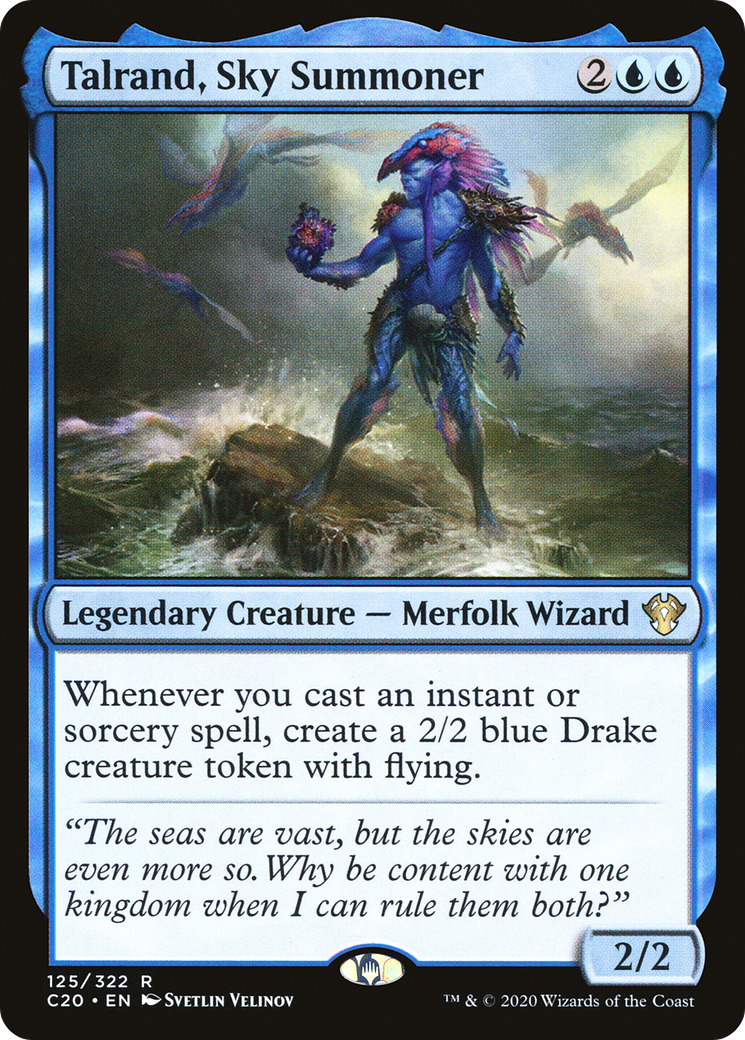 Talrand, Sky Summoner (C20-125) [Commander 2020] MTG Single Wizards of the Coast