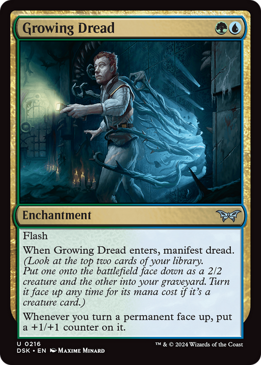 Growing Dread (DSK-216) [Duskmourn: House of Horror] MTG Single Wizards of the Coast