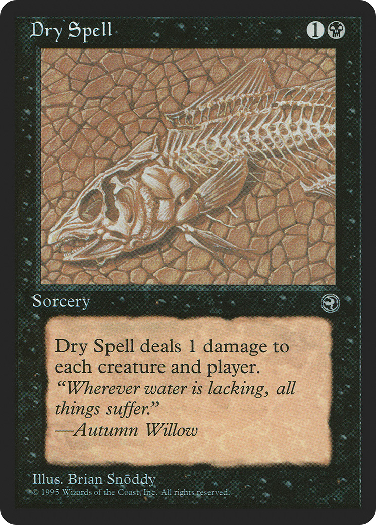 Dry Spell (HML-46A) [Homelands] MTG Single Wizards of the Coast