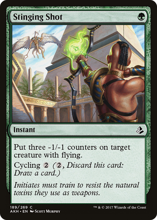 Stinging Shot (AKH-189) [Amonkhet] Foil MTG Single Wizards of the Coast