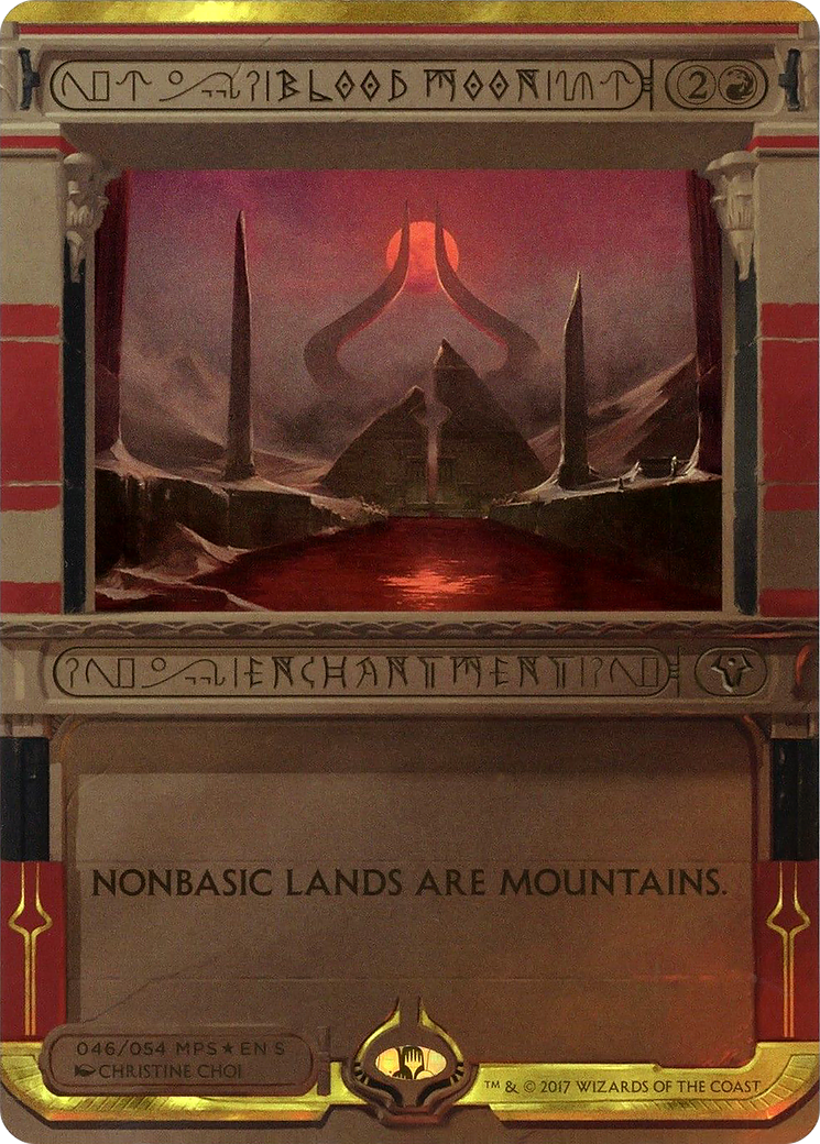 Blood Moon (MPS2-046) [Amonkhet Invocations] (Borderless) Foil MTG Single Wizards of the Coast