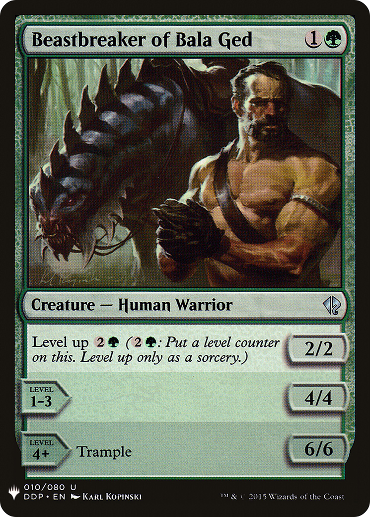 Beastbreaker of Bala Ged (LIST-DDP-10) [Mystery Booster] The List MTG Single Wizards of the Coast
