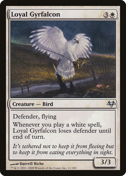 Loyal Gyrfalcon (EVE-011) [Eventide] MTG Single Wizards of the Coast