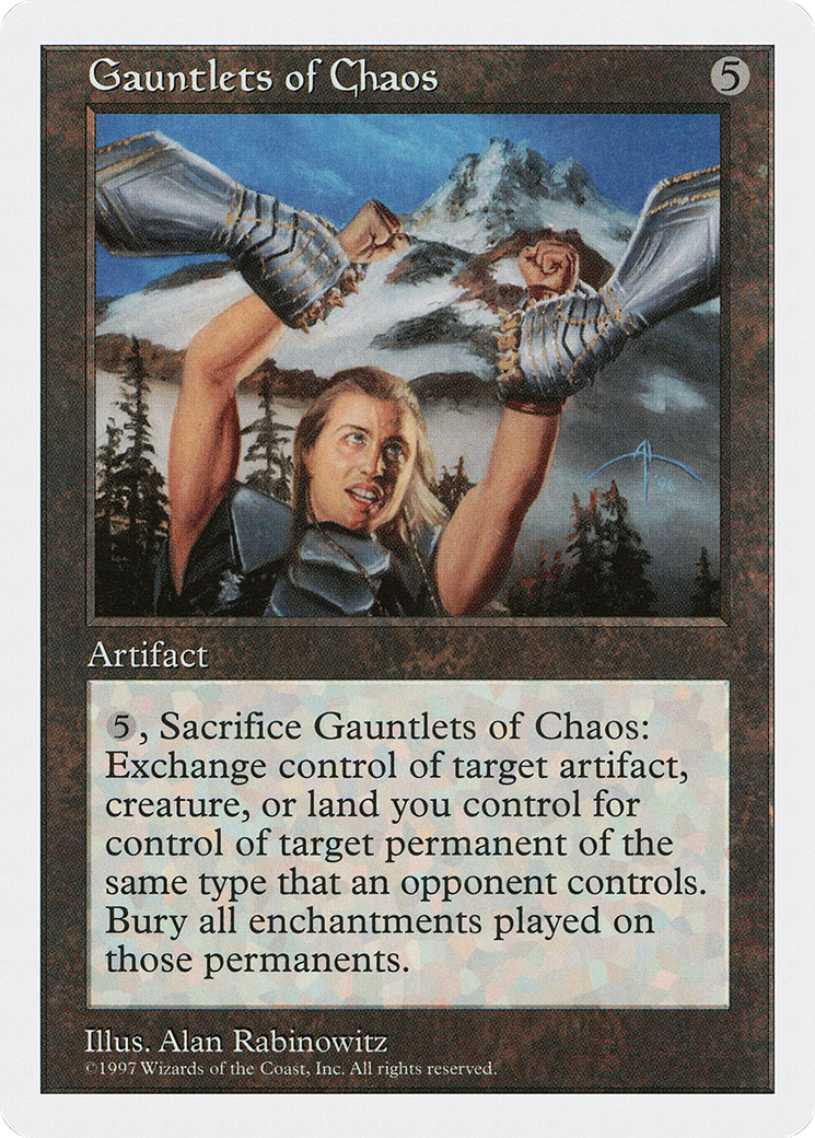 Gauntlets of Chaos (5ED-) [Fifth Edition] MTG Single Wizards of the Coast