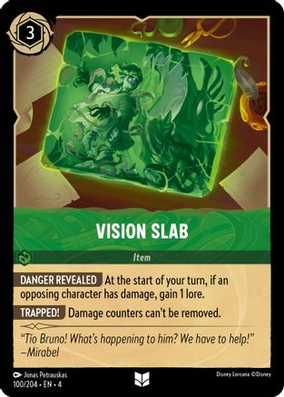 Vision Slab (100/204) [Ursulas Return] Lorcana Single Disney