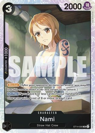 Nami (ST14-006) [Starter Deck 14: 3D2Y] Foil One Piece Single Bandai