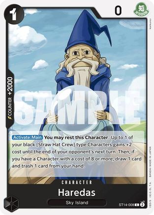 Haredas (ST14-008) [Starter Deck 14: 3D2Y] One Piece Single Bandai