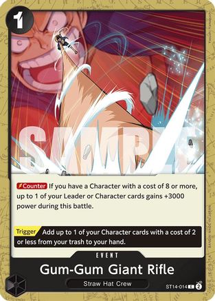 Gum-Gum Giant Rifle (ST14-014) [Starter Deck 14: 3D2Y] One Piece Single Bandai