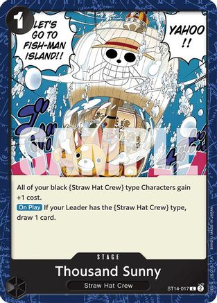 Thousand Sunny (ST14-017) [Starter Deck 14: 3D2Y] One Piece Single Bandai