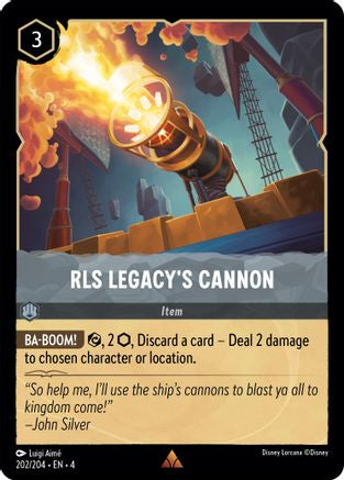 RLS Legacy's Cannon (202/204) [Ursulas Return] Lorcana Single Disney