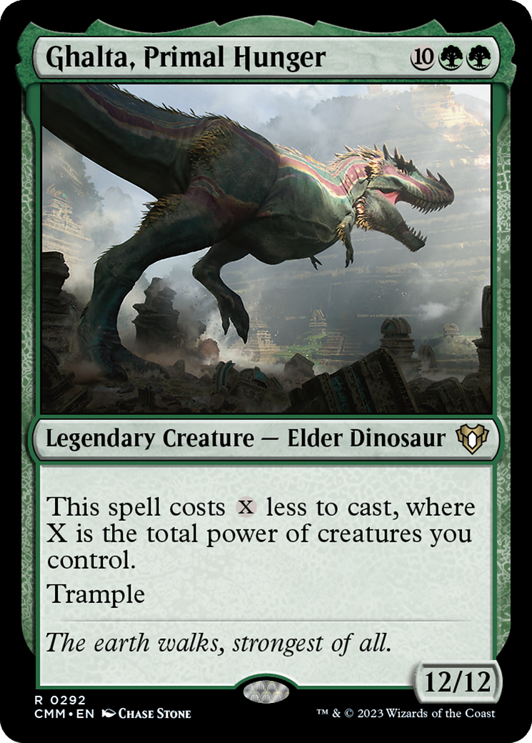 Ghalta, Primal Hunger (CMM-292) [Commander Masters] MTG Single Wizards of the Coast