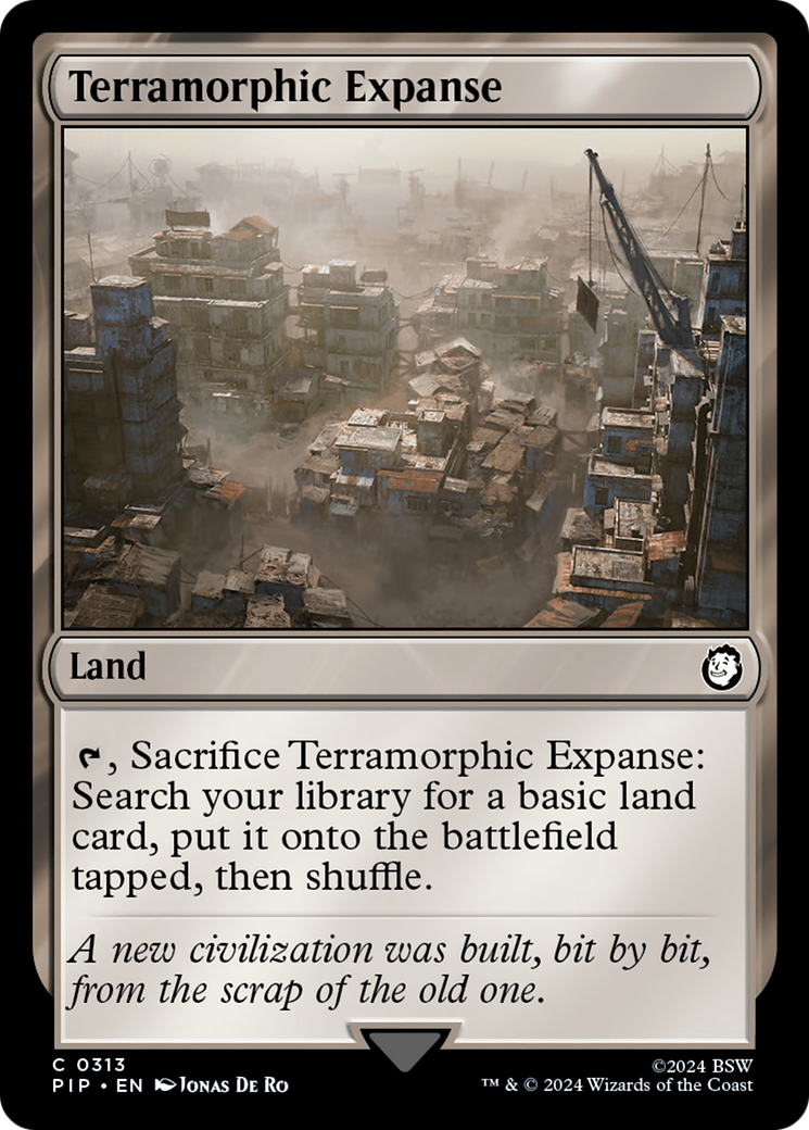 Terramorphic Expanse (PIP-313) [Fallout] Foil MTG Single Wizards of the Coast